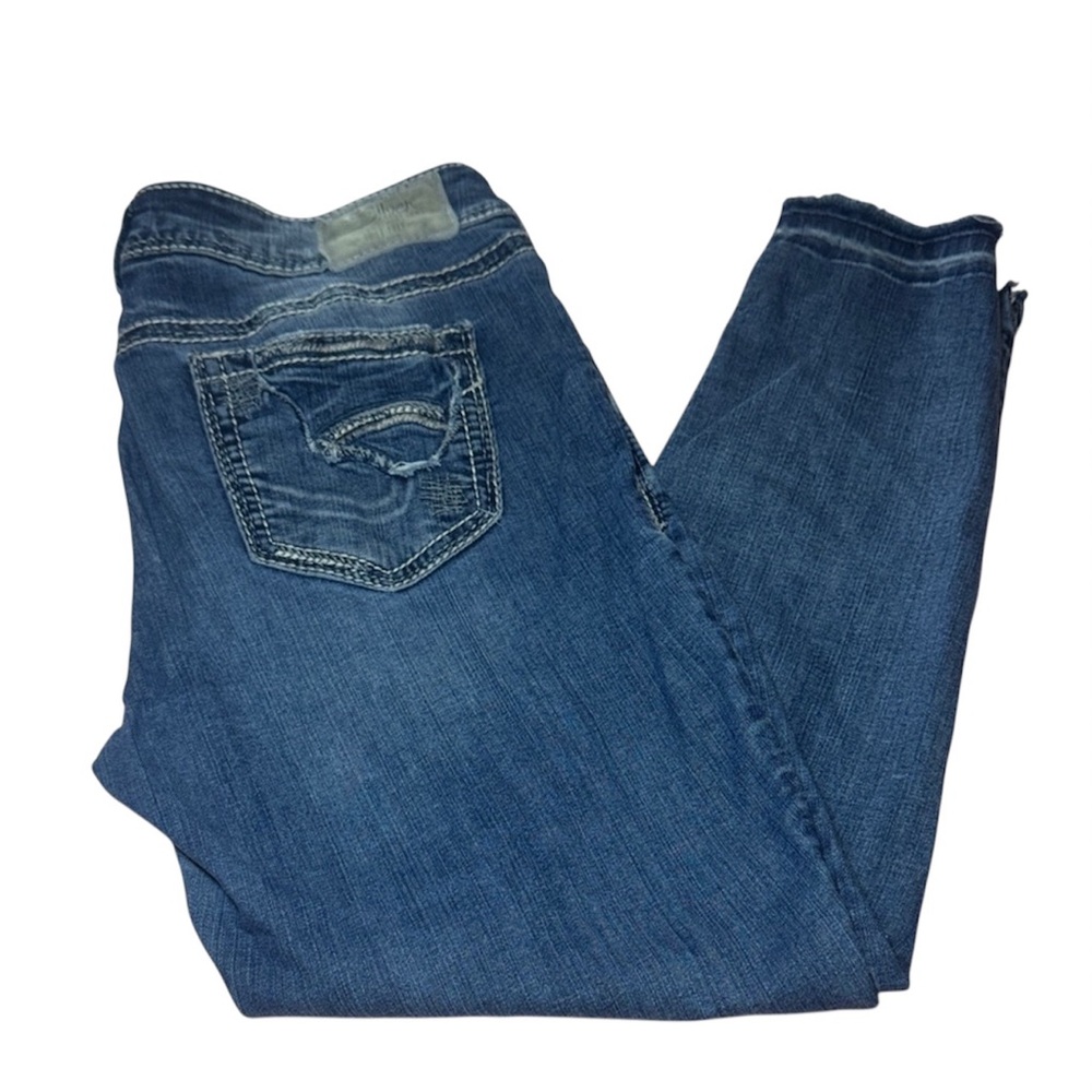 Silver Jeans Co Women's Elyse Ankle Skinny Jeans